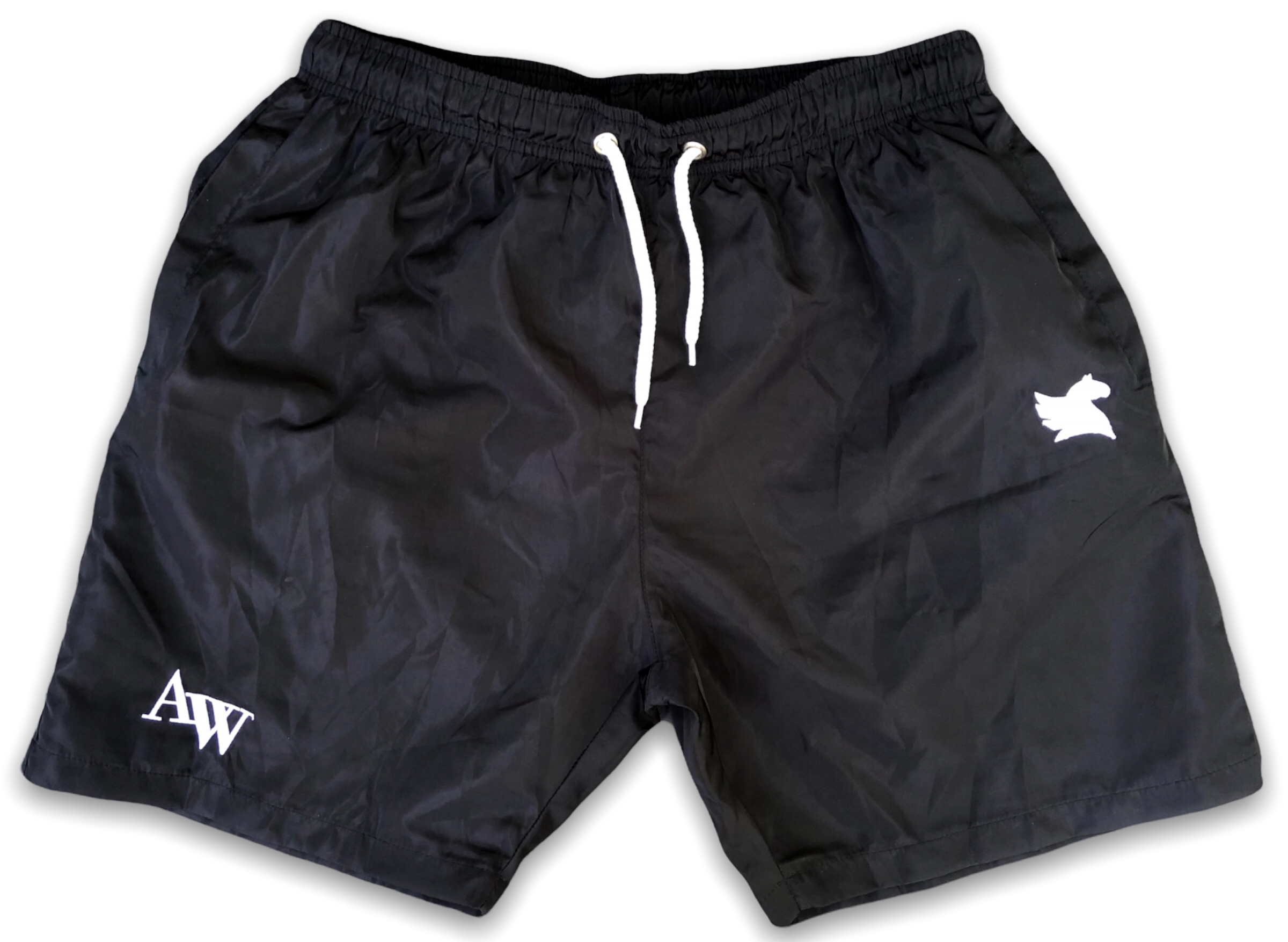 AW Poly Shorts "Black Petunia"