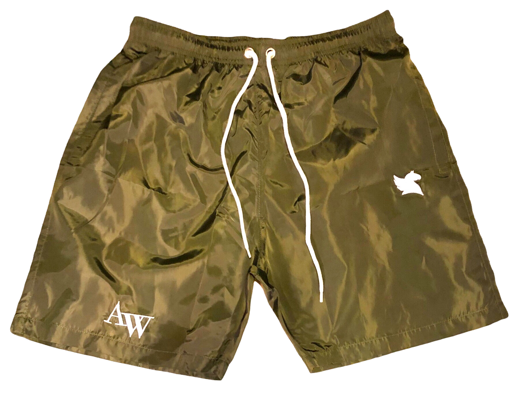 AW Poly Shorts "Olive"