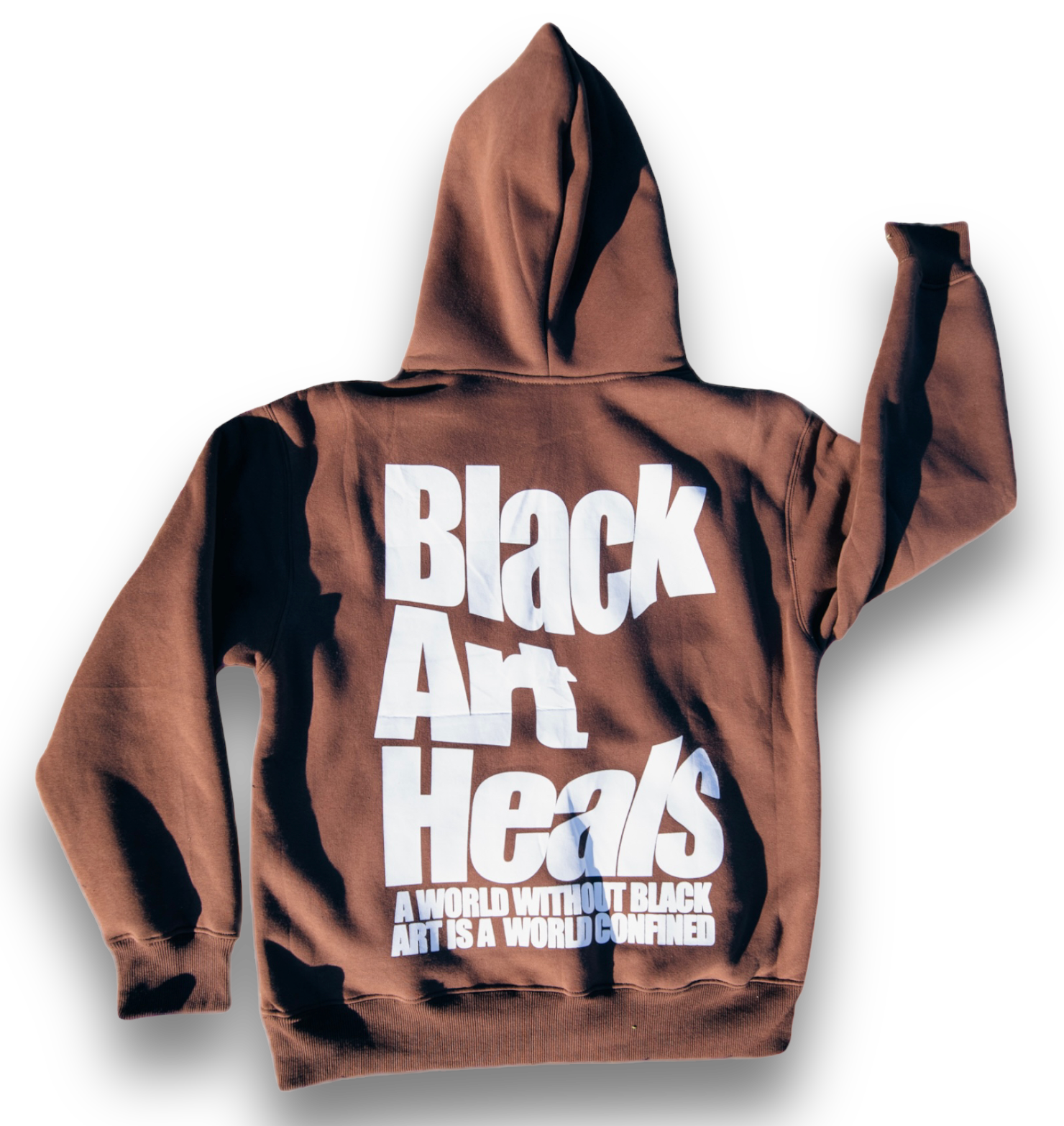 Black Art Heals Hoodie "Brown"