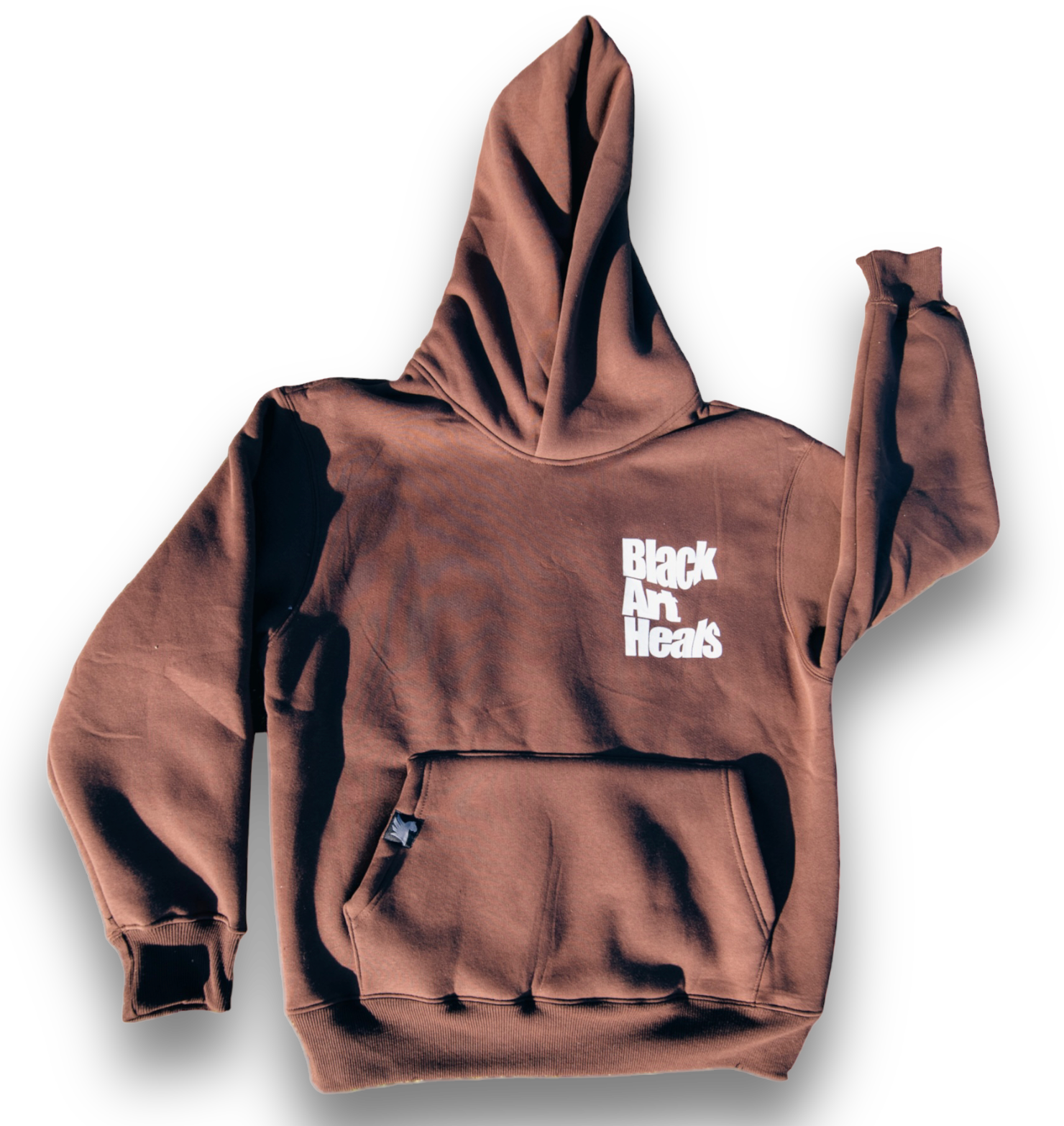 Black Art Heals Hoodie "Brown"
