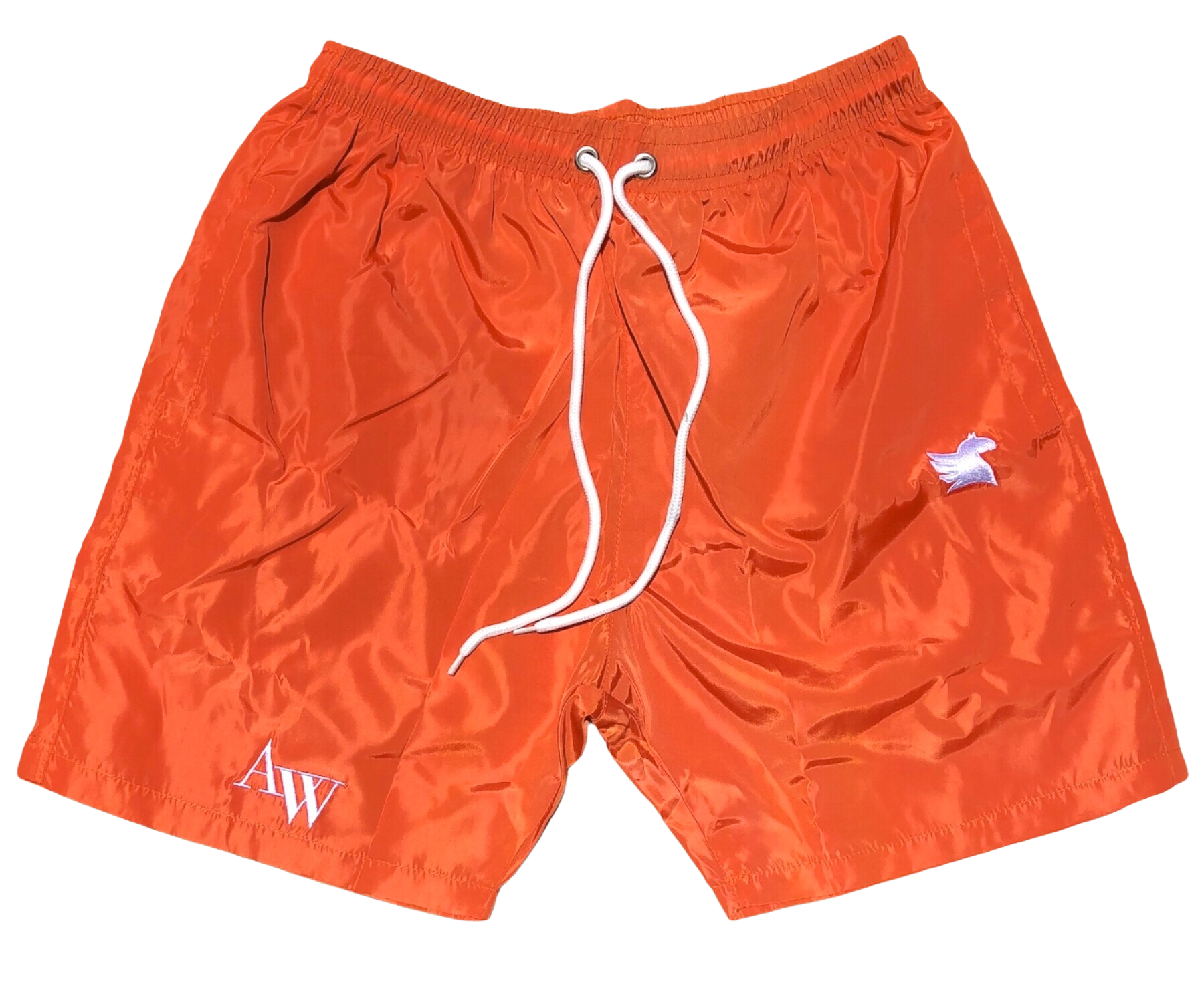 AW Poly Shorts "Orange Poppy"