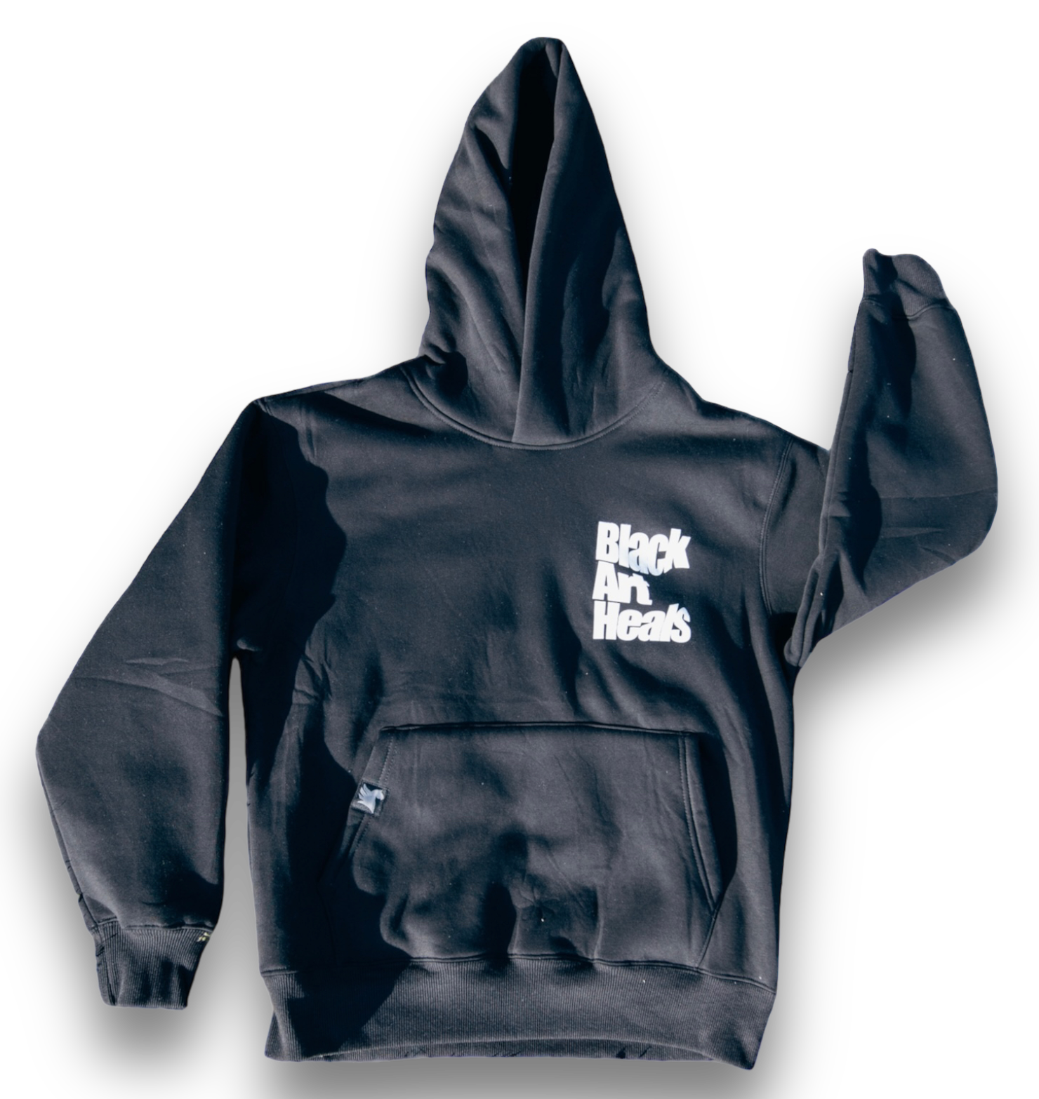 Black Art Heals Hoodie "Black Petunia"