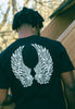 Pegasus Wings T-Shirt “Black Petunia”