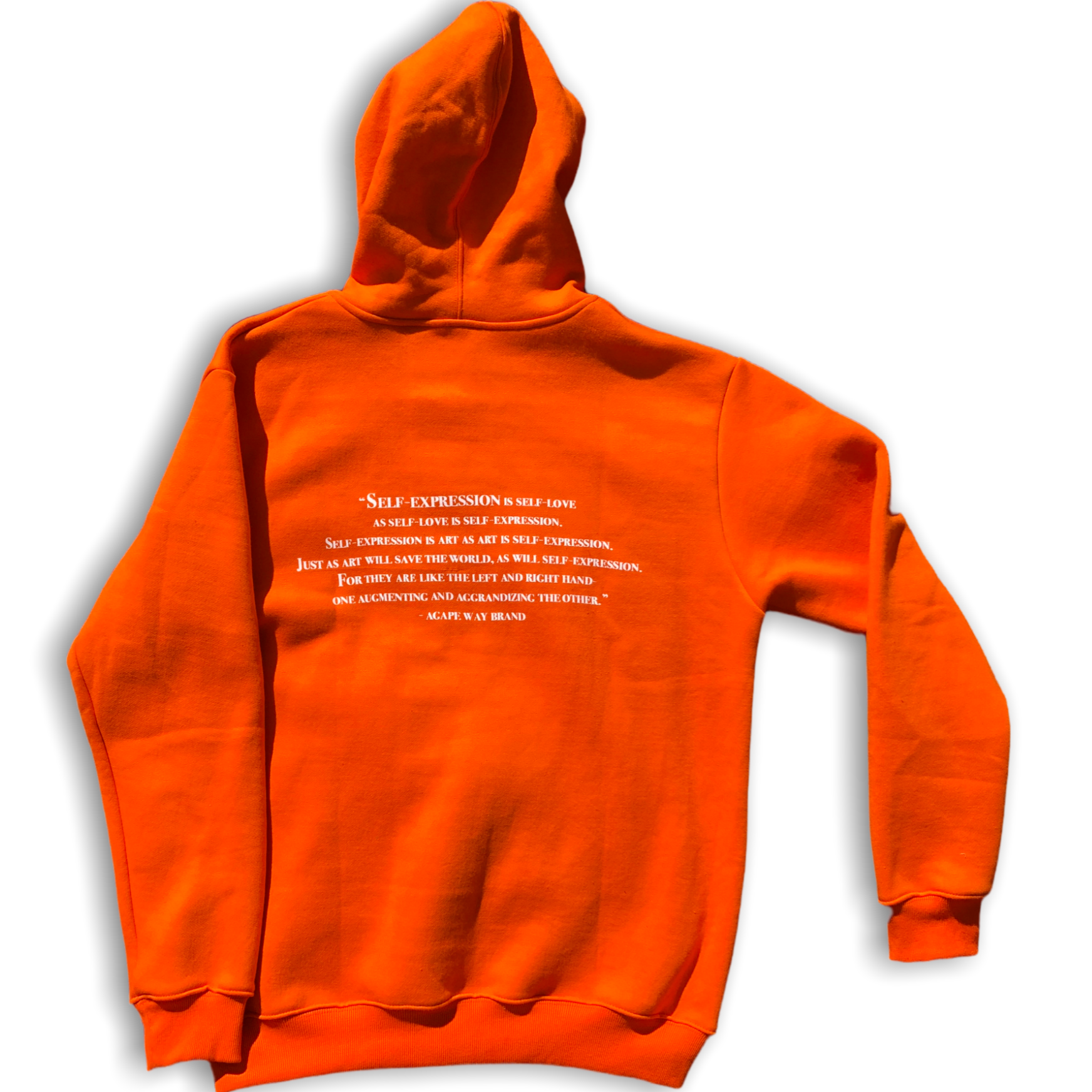 Self-Expression Hoodie "Orange Poppy"